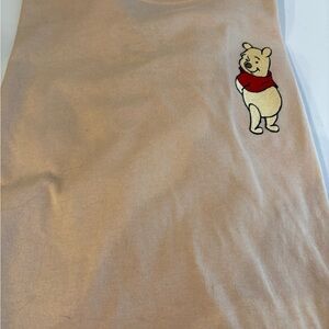 Tan T-Shirt with Winnie the Pooh Graphic